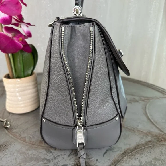 NWOT Coach Faye Convertible Backpack F30525 SV/Heather Gray MSRP $450